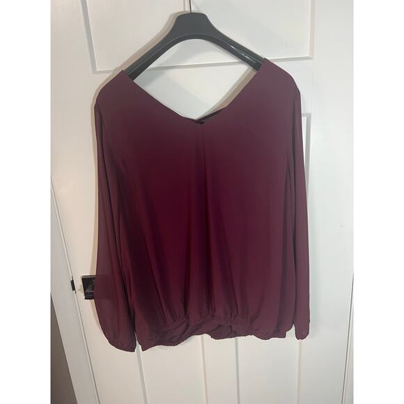 Torrid Purple Lattice Chiffon Blouse SIZE 3 XXXL 22/24 NWT - Picture 6 of 9